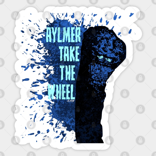 Aylmer Take The Wheel Sticker by BMOVIEMANIA